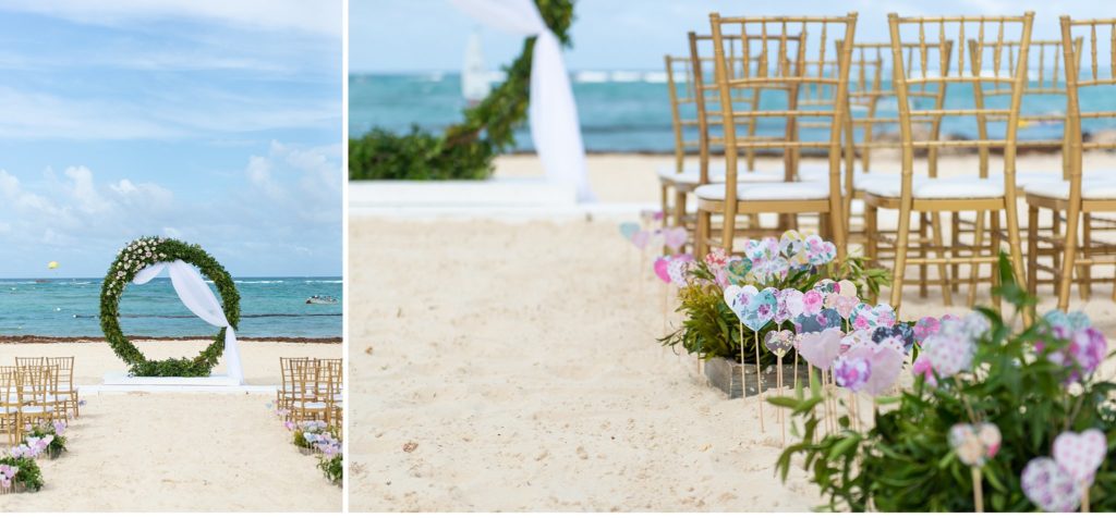 an oceanside destination wedding in punta cana, dominican republic