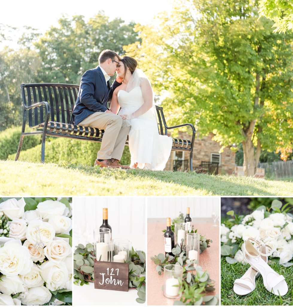 a beautiful backyard wedding at the end of summer in otterville ontario