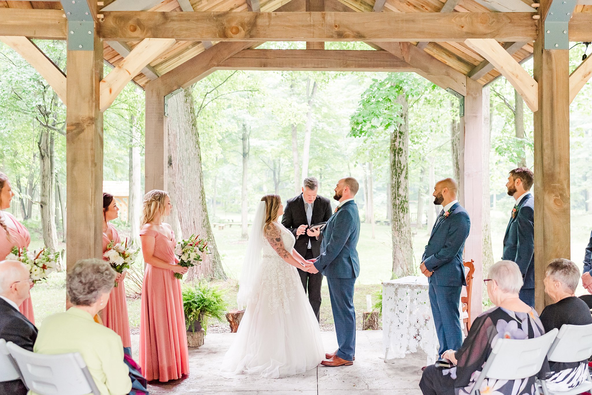 wedding ceremony at fernwood hills